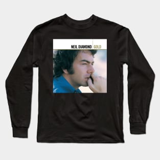 Gold  Neil Album Cover Long Sleeve T-Shirt